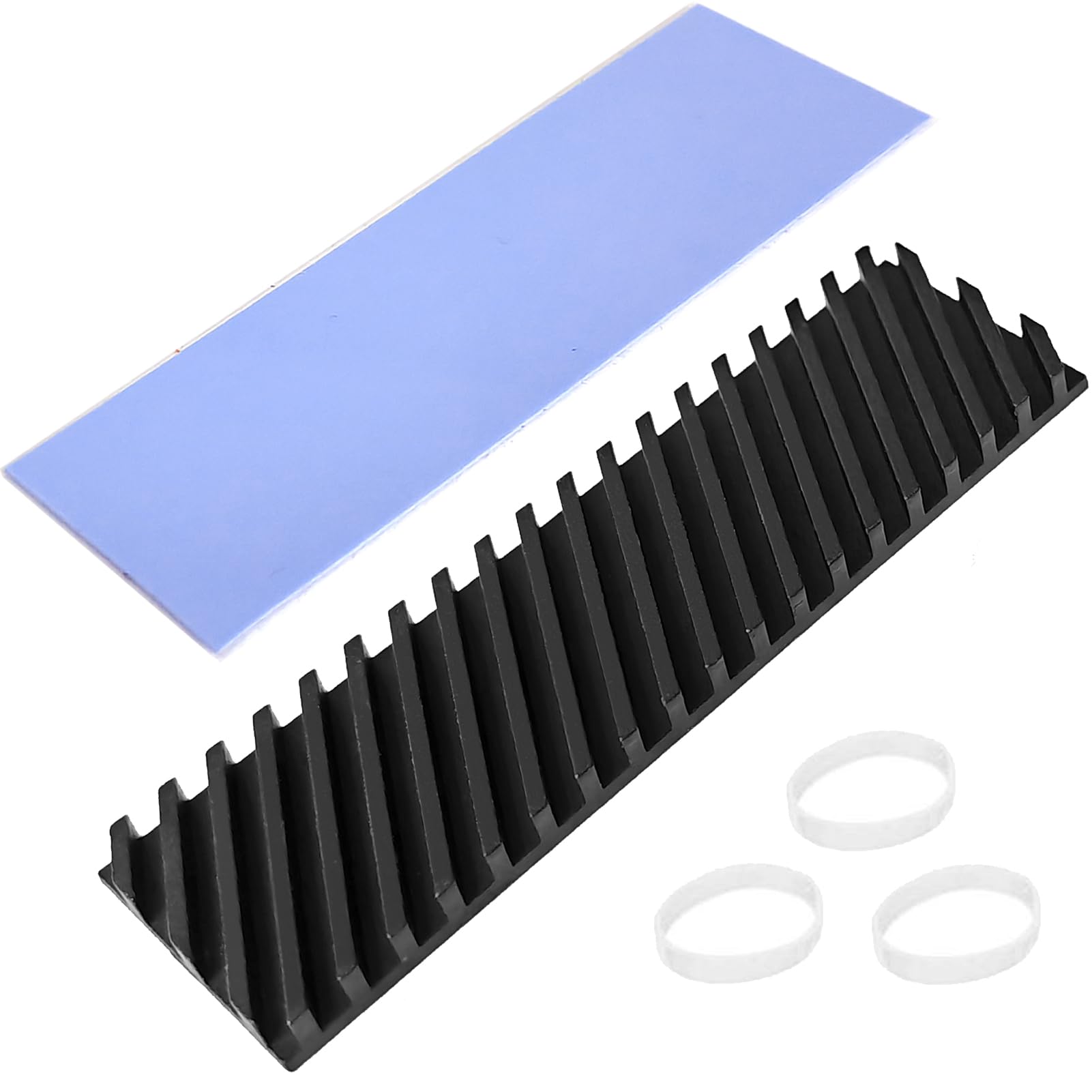 Hodyludy Copper SSD Heatsink 3mm Thin Graphene Coated Thermal Runaway Prevention Heatsink for 2280 M2 SSD PS5 Laptop PC with Thermal Pad M.2 70203mm чорний
Hodyludy Copper SSD Heatsink 3mm Thin Graphene Coated Thermal Runaway Prevention Heatsink for 2280 M2 SSD PS5 Laptop PC with Thermal Pad M.2 70203mm чорний