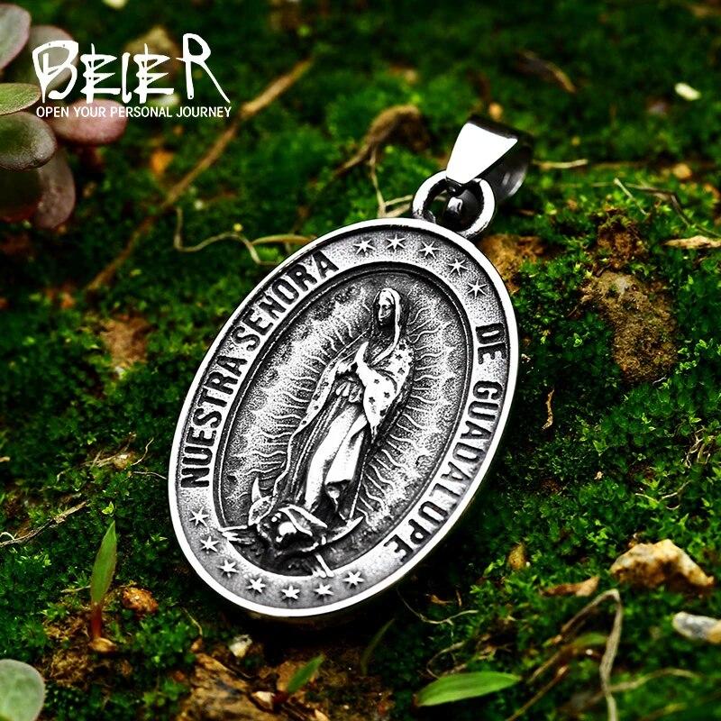 BEIER God is always with you Blessed Christianity Virgin Mary Cross Pendants Necklace fashion Jewelry For Man/women BP8-802
BEIER God is always with you Blessed Christianity Virgin Mary Cross Pendants Necklace fashion Jewelry For Man/women BP8-802