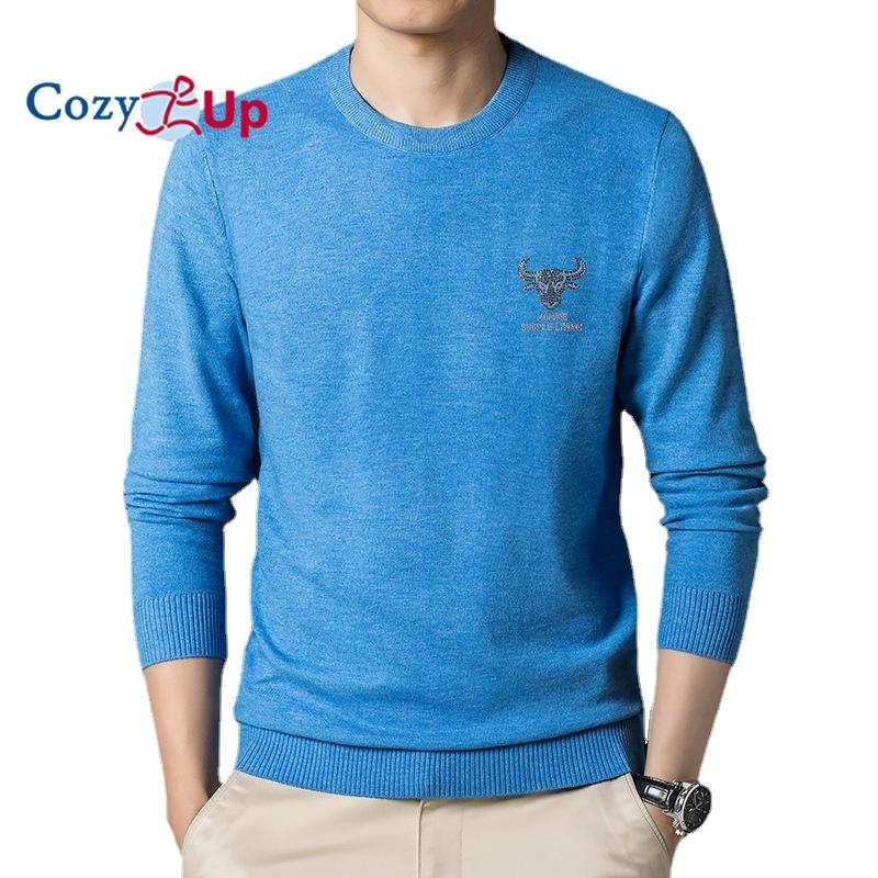 Уютный вязаный свитер с круглым вырезом, мужская одежда, осень-зима, Новое поступление, уличная одежда, модный пуловер с узором
Уютный вязаный свитер с круглым вырезом, мужская одежда, осень-зима, Новое поступление, уличная одежда, модный пуловер с узором