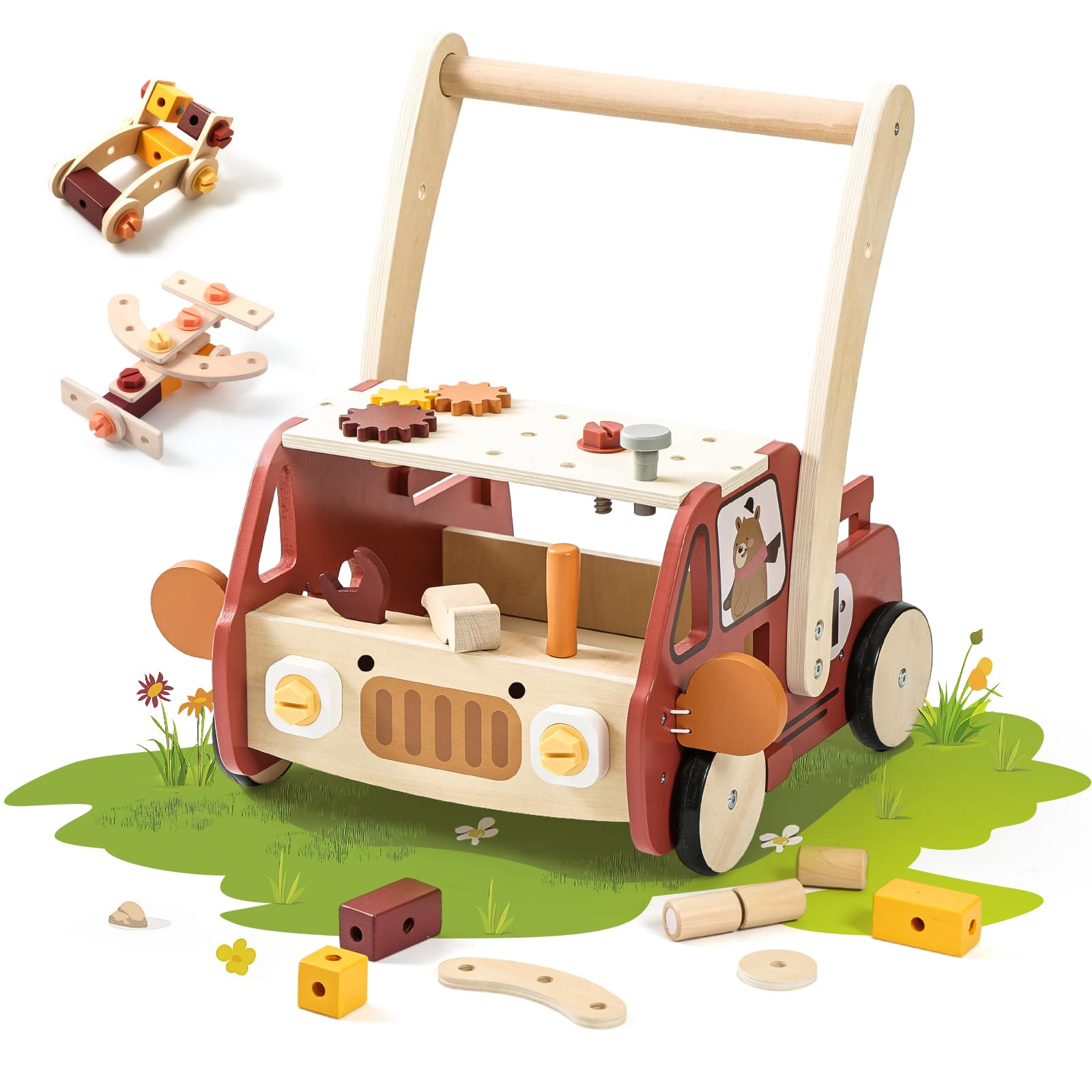 Mamimami Home Wooden Baby Fingertip 1st Celebration Present Walker, Multifunctional, Play, Wheelbarrow, Cart, Standing, Toddling, Educational, Baby,
Mamimami Home Wooden Baby Fingertip 1st Celebration Present Walker, Multifunctional, Play, Wheelbarrow, Cart, Standing, Toddling, Educational, Baby,