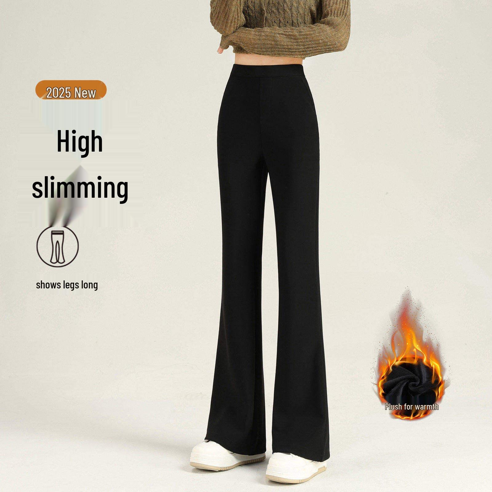 Women s High Waist Micro Flare Pants - Slimming Drape, Petite Elastic Suit, Black, 2026 Spring/Autumn Collection S 80-98 jin
Women s High Waist Micro Flare Pants - Slimming Drape, Petite Elastic Suit, Black, 2026 Spring/Autumn Collection S 80-98 jin