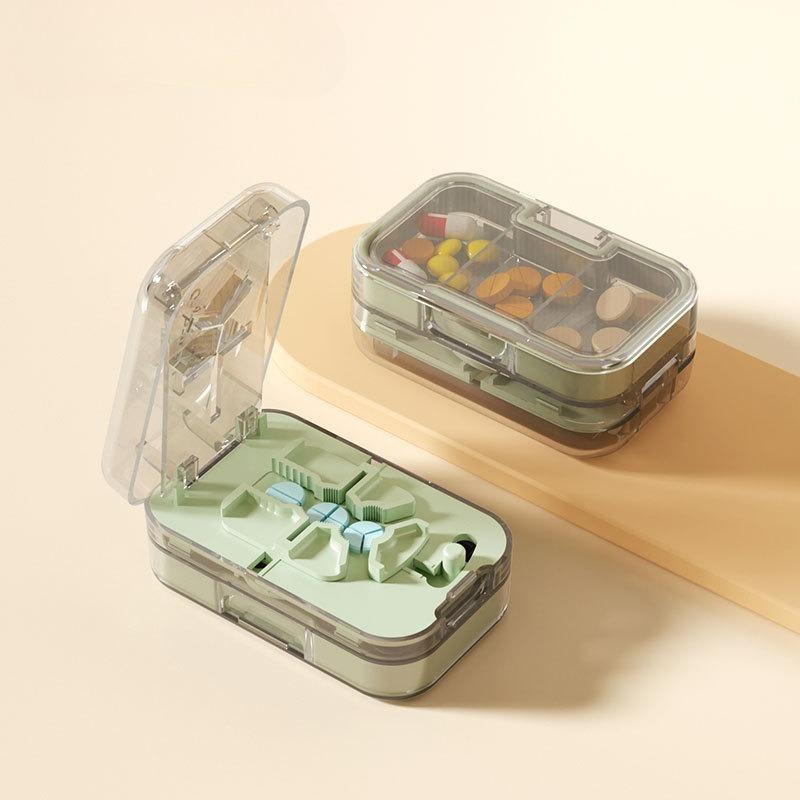 Portable Pill Cutter with Storage Box Medicine Quartering Divider Organizer Dustproof Crusher for Drug Tablets зелений
Portable Pill Cutter with Storage Box Medicine Quartering Divider Organizer Dustproof Crusher for Drug Tablets зелений