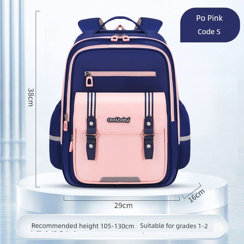 School Children s Schoolbag for Grade One to Grade Three Spine Protection and Burden Reduction Girls Lightweight Breathable Backpack Boys Backpack Sapphire blue powder small size
School Children s Schoolbag for Grade One to Grade Three Spine Protection and Burden Reduction Girls Lightweight Breathable Backpack Boys Backpack Sapphire blue powder small size