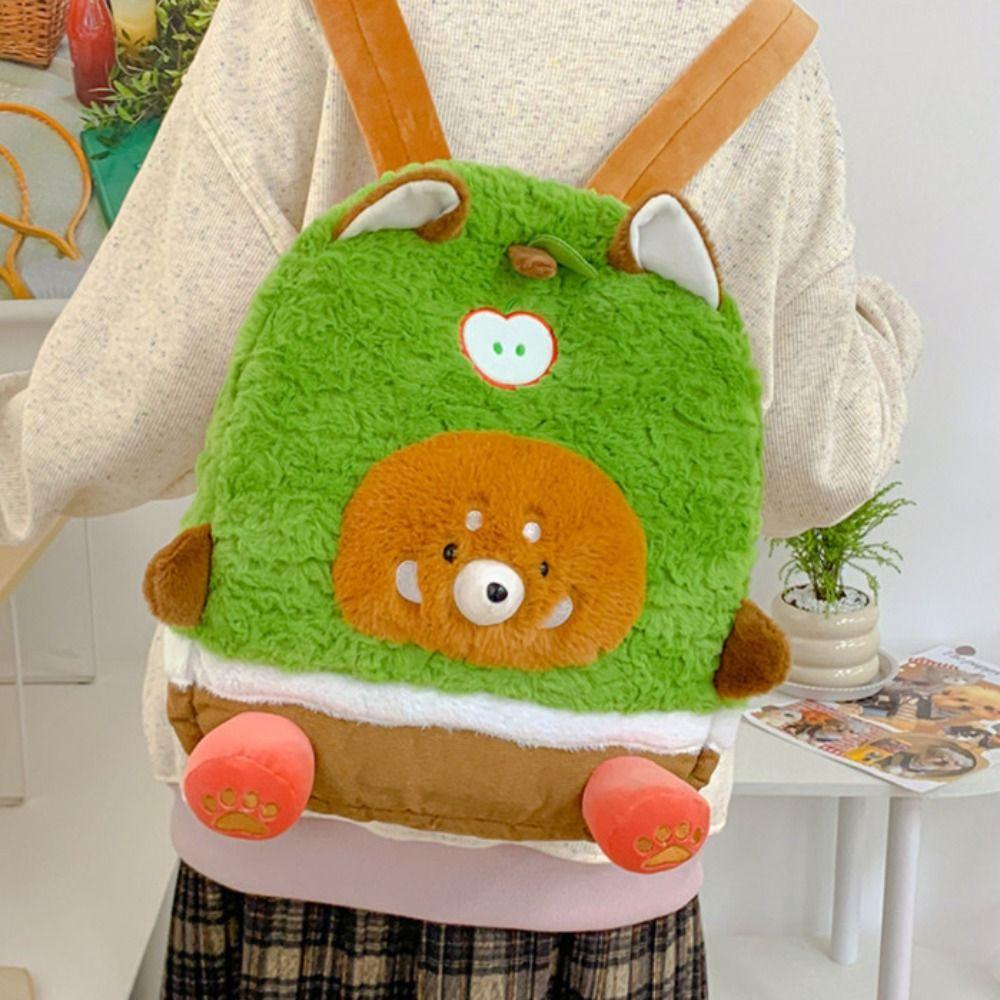 Casual Student’s School Bag Kawaii Plush Shoulder Bag Sweet Cartoon Fluffy Backpack Travel Style1
Casual Student’s School Bag Kawaii Plush Shoulder Bag Sweet Cartoon Fluffy Backpack Travel Style1
