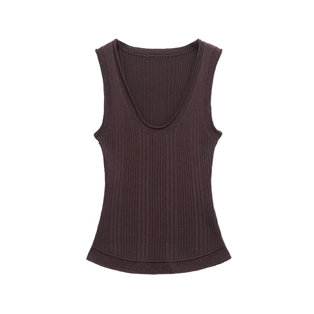 Women s Slim Fit U-Neck Sleeveless Ribbed Knit Tank Top - 2025 Hot Girl Spring/Summer Collection Small каштановый
Women s Slim Fit U-Neck Sleeveless Ribbed Knit Tank Top - 2025 Hot Girl Spring/Summer Collection Small каштановый