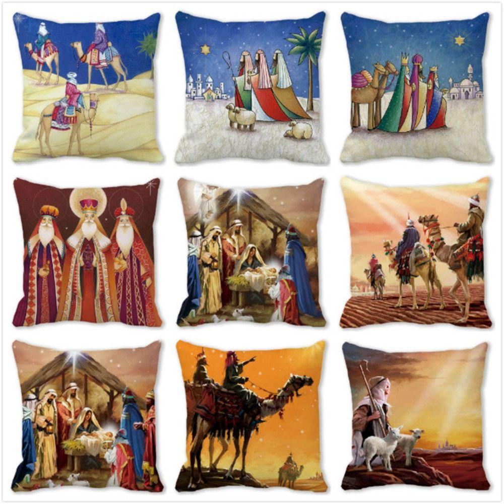 Shepherd Throw Pillow Cover Christianity Cushion Cover Virgin Mary Pillowcase Living Room
Shepherd Throw Pillow Cover Christianity Cushion Cover Virgin Mary Pillowcase Living Room