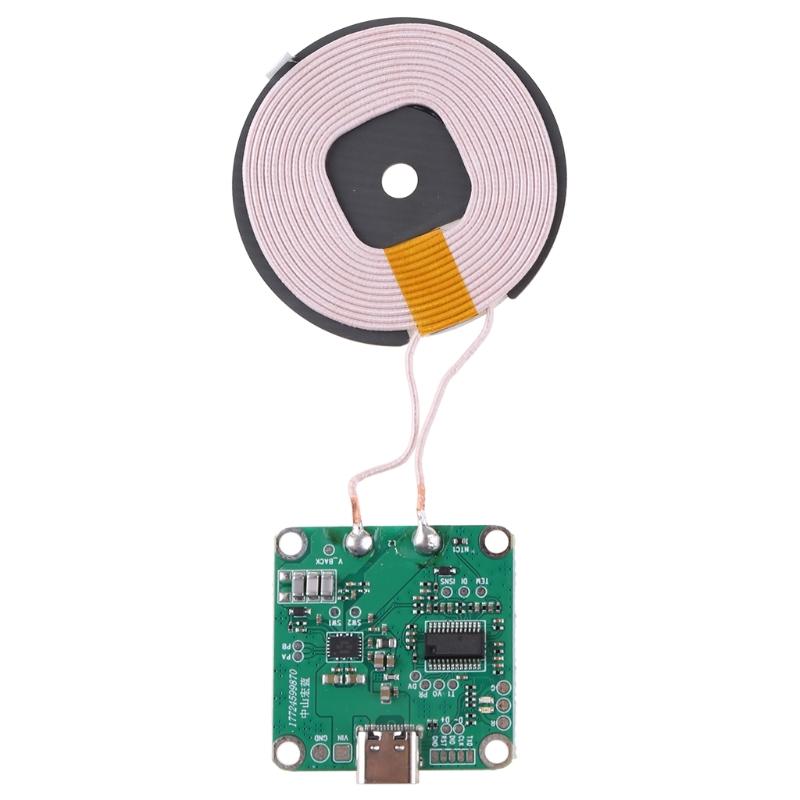 Wireless Coil Transmitter Module with LED and Type-C Port High Power 5V -13.5V Support Most Mobile Phones 1
Wireless Coil Transmitter Module with LED and Type-C Port High Power 5V -13.5V Support Most Mobile Phones 1
