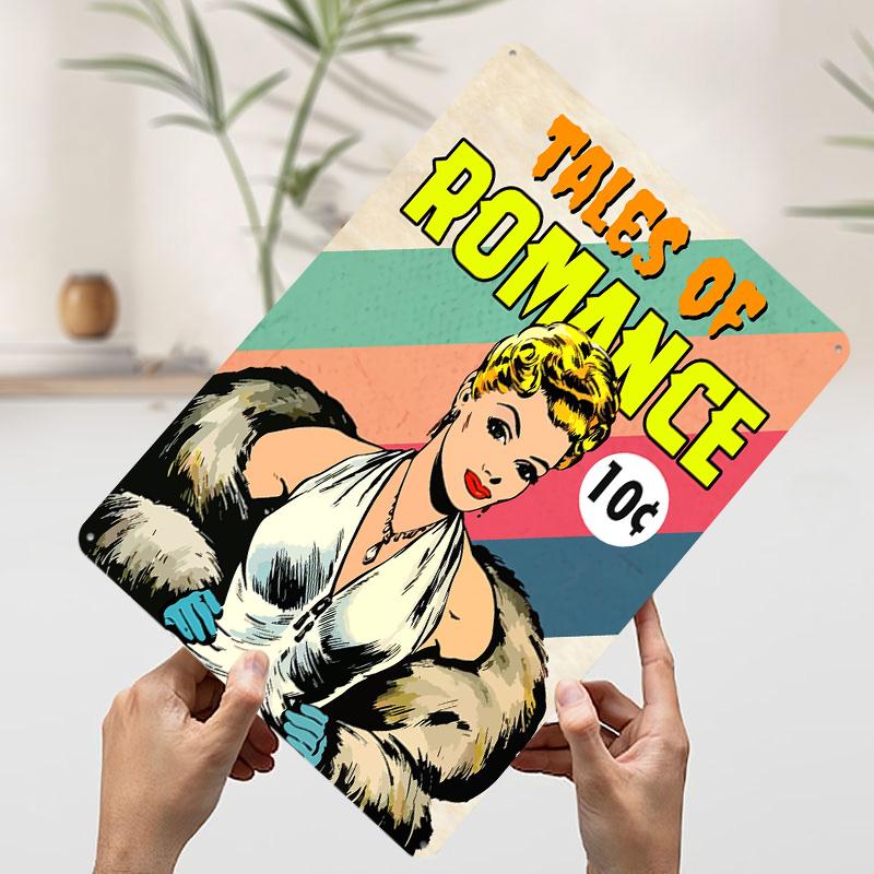 TALES OF ROMANCE Printed Poster Customized Wall Art Retro Vintage Metal Tin Signs for Home Decor Living Room Decoration At Home 7.9x11.8In(20x30cm)
TALES OF ROMANCE Printed Poster Customized Wall Art Retro Vintage Metal Tin Signs for Home Decor Living Room Decoration At Home 7.9x11.8In(20x30cm)