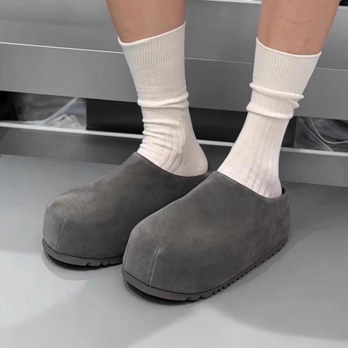 Gu Yunshu Retro matte half-tow bag head shoes are popular, simple thick soles increase height, versatile Birken outer wear women s shoes tide 35 чорний
Gu Yunshu Retro matte half-tow bag head shoes are popular, simple thick soles increase height, versatile Birken outer wear women s shoes tide 35 чорний