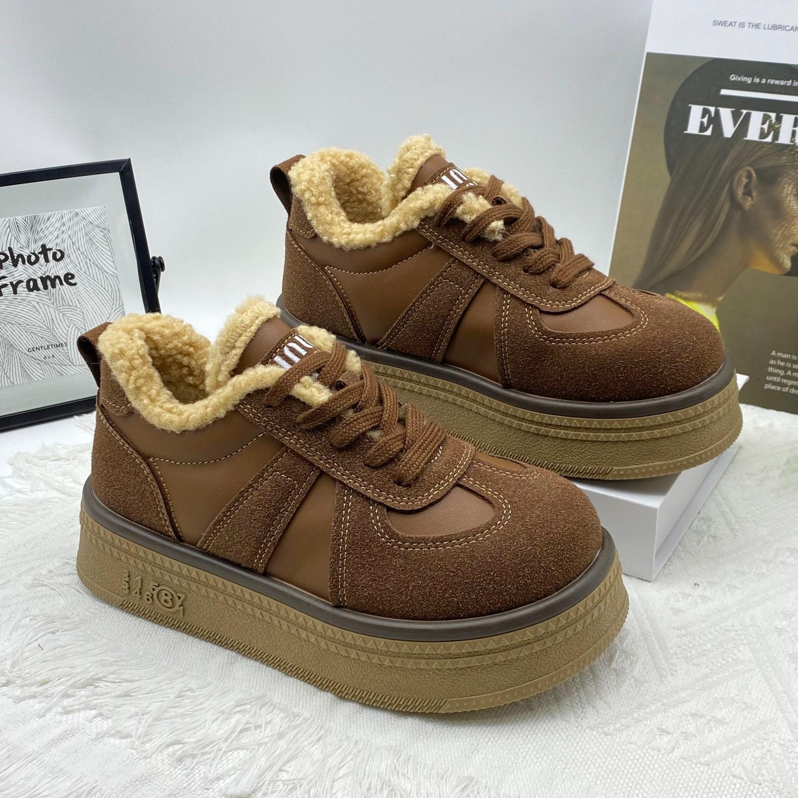 Женские зимние хлопковые туфли с толстой подошвой в стиле ретро, увеличивающие рост, повседневные теплые ботинки для снега до щиколотки 40 кофейный
Женские зимние хлопковые туфли с толстой подошвой в стиле ретро, увеличивающие рост, повседневные теплые ботинки для снега до щиколотки 40 кофейный