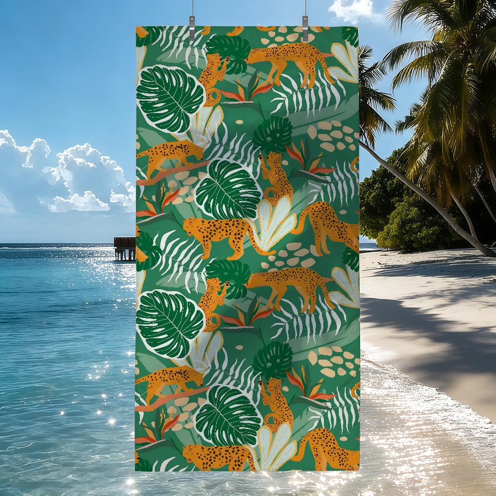 Cheetah Design Towel Quick Drying Beach Towels Are Suitable For Swimming Pools Camping Yoga And The Gym W40*H60(CM)
Cheetah Design Towel Quick Drying Beach Towels Are Suitable For Swimming Pools Camping Yoga And The Gym W40*H60(CM)