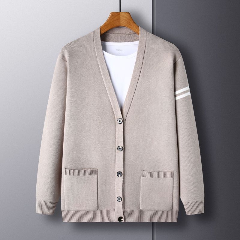 Чоловіча куртка-кардиган New Color Block Casual Pop, Long Sleeve Sweater В язана повсякденна чоловіча куртка XL верблюд
Чоловіча куртка-кардиган New Color Block Casual Pop, Long Sleeve Sweater В язана повсякденна чоловіча куртка XL верблюд