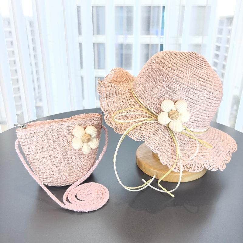 Sun hat + handbag set (2-piece) - Suitable for little girls outdoor fisherman hats. straw hat sombreros de mujer 2-7Y рожевий
Sun hat + handbag set (2-piece) - Suitable for little girls outdoor fisherman hats. straw hat sombreros de mujer 2-7Y рожевий