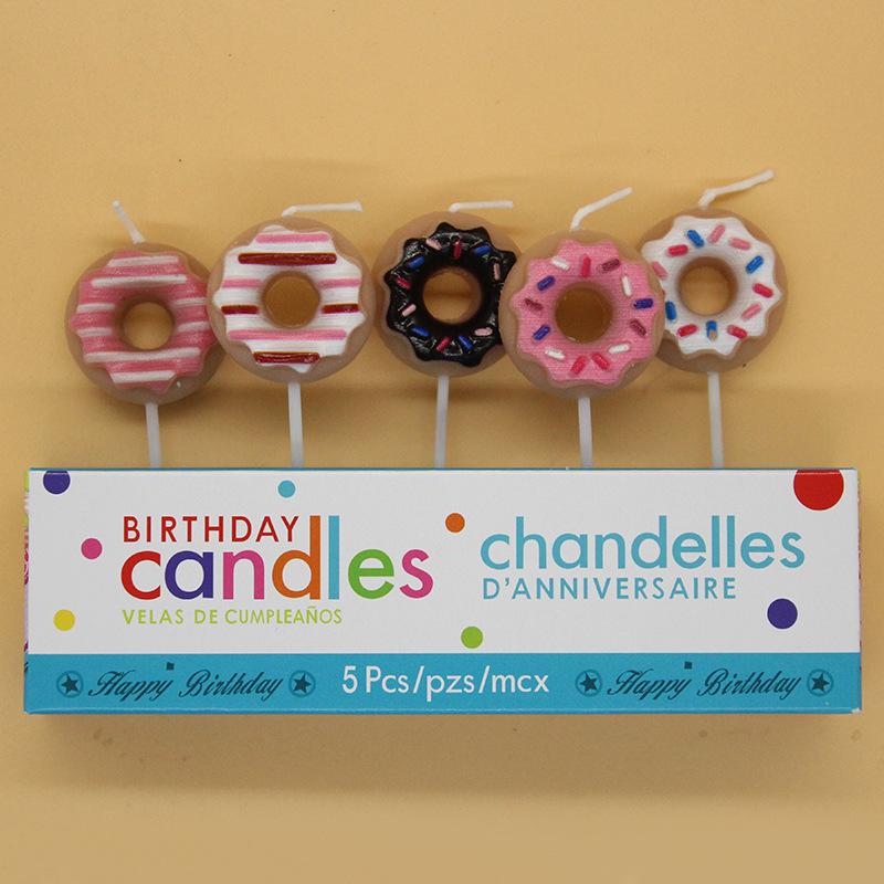 Cute Retro Donuts Birthday Cake Candles Baking Decoration Holiday Party 5 Pack Cartoon Candles AS258-5 donut candles
Cute Retro Donuts Birthday Cake Candles Baking Decoration Holiday Party 5 Pack Cartoon Candles AS258-5 donut candles