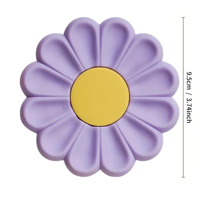 Daisy Flower Shape Cup Coaster Silicone Slip Insulation Pad Cup Mat Hot Drink Holder Mug Stand Home Table Decorations Kitchen Accessory KTY 9.5cm фіолетовий
Daisy Flower Shape Cup Coaster Silicone Slip Insulation Pad Cup Mat Hot Drink Holder Mug Stand Home Table Decorations Kitchen Accessory KTY 9.5cm фіолетовий