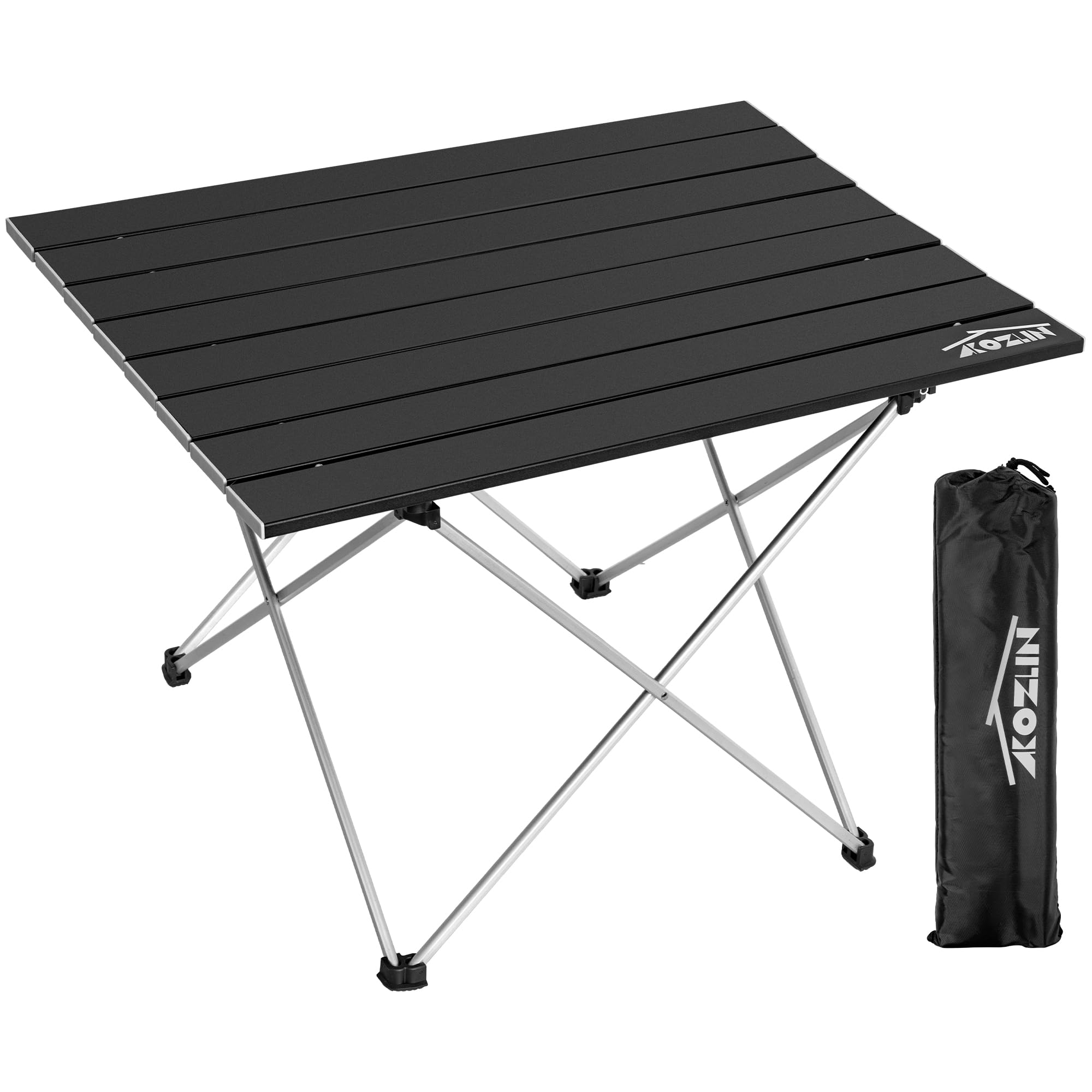 AKOZLIN Camping Table, Aluminum Roll Table, Folding Outdoor Table, Ultra Lightweight, Compact, Storage Bag Included, Ideal for Hiking, BBQ, Outdoor
AKOZLIN Camping Table, Aluminum Roll Table, Folding Outdoor Table, Ultra Lightweight, Compact, Storage Bag Included, Ideal for Hiking, BBQ, Outdoor