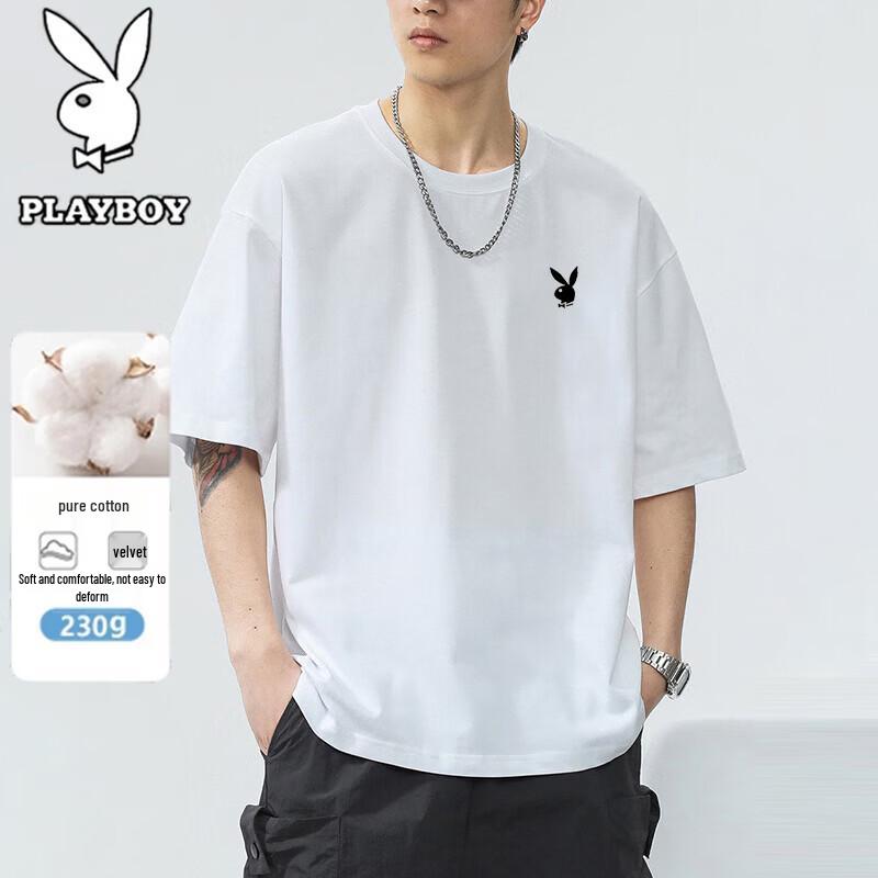 PLAYBOY Men s Heavyweight Pure Cotton Short Sleeve T-shirt 2XL
PLAYBOY Men s Heavyweight Pure Cotton Short Sleeve T-shirt 2XL