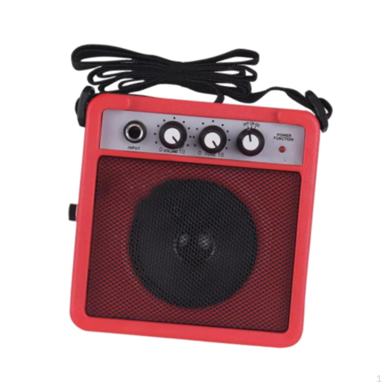 Гитарный усилитель мощностью 5 Вт для концертов и повседневного использования красный
Гитарный усилитель мощностью 5 Вт для концертов и повседневного использования красный