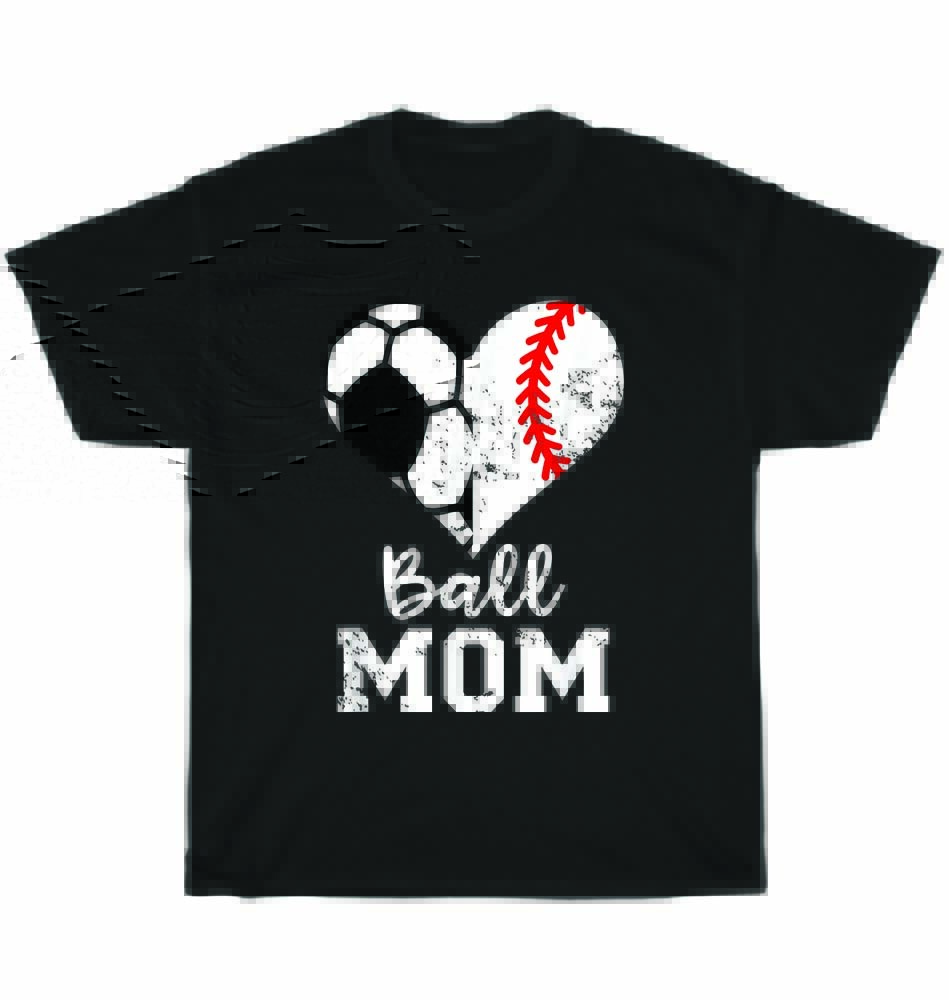 Ball Mom Heart Funny Baseball Soccer Mom Sport Fan Lover T-Shirt Unisex Tee Gift M
Ball Mom Heart Funny Baseball Soccer Mom Sport Fan Lover T-Shirt Unisex Tee Gift M