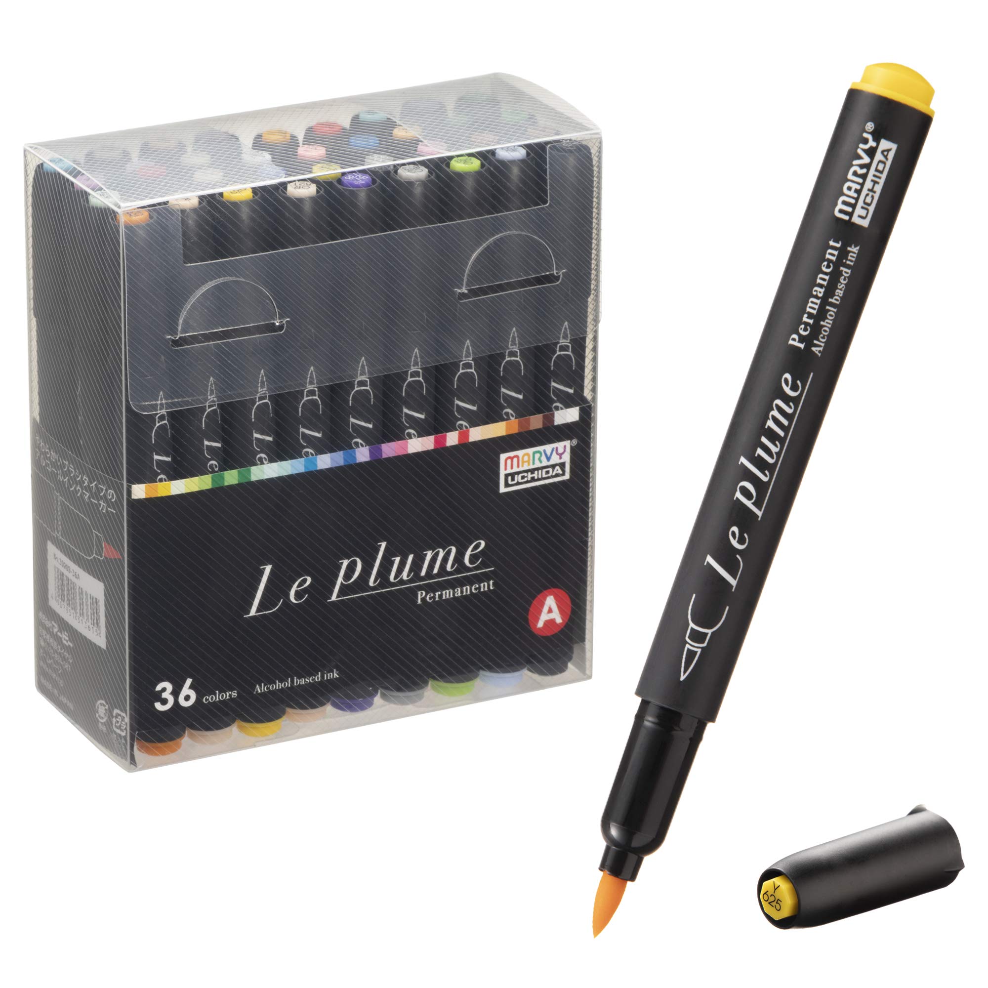 MARVY Le Plume Permanent Alcohol Basic Marker, 36-Color Set, 3000B-36A
MARVY Le Plume Permanent Alcohol Basic Marker, 36-Color Set, 3000B-36A