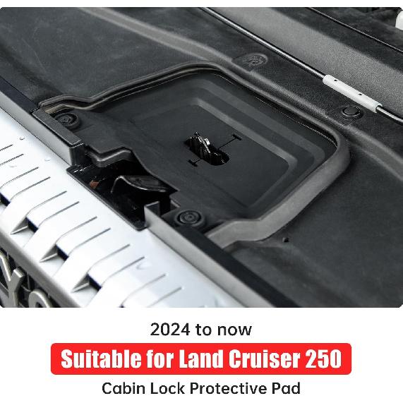 Cabin Latch Protective Pad for 2024-2025 Toyota Land Cruiser 250 & 1958 Prado LC250 Internal Foreign Object Prevention, Shock Absorption, and
Cabin Latch Protective Pad for 2024-2025 Toyota Land Cruiser 250 & 1958 Prado LC250 Internal Foreign Object Prevention, Shock Absorption, and