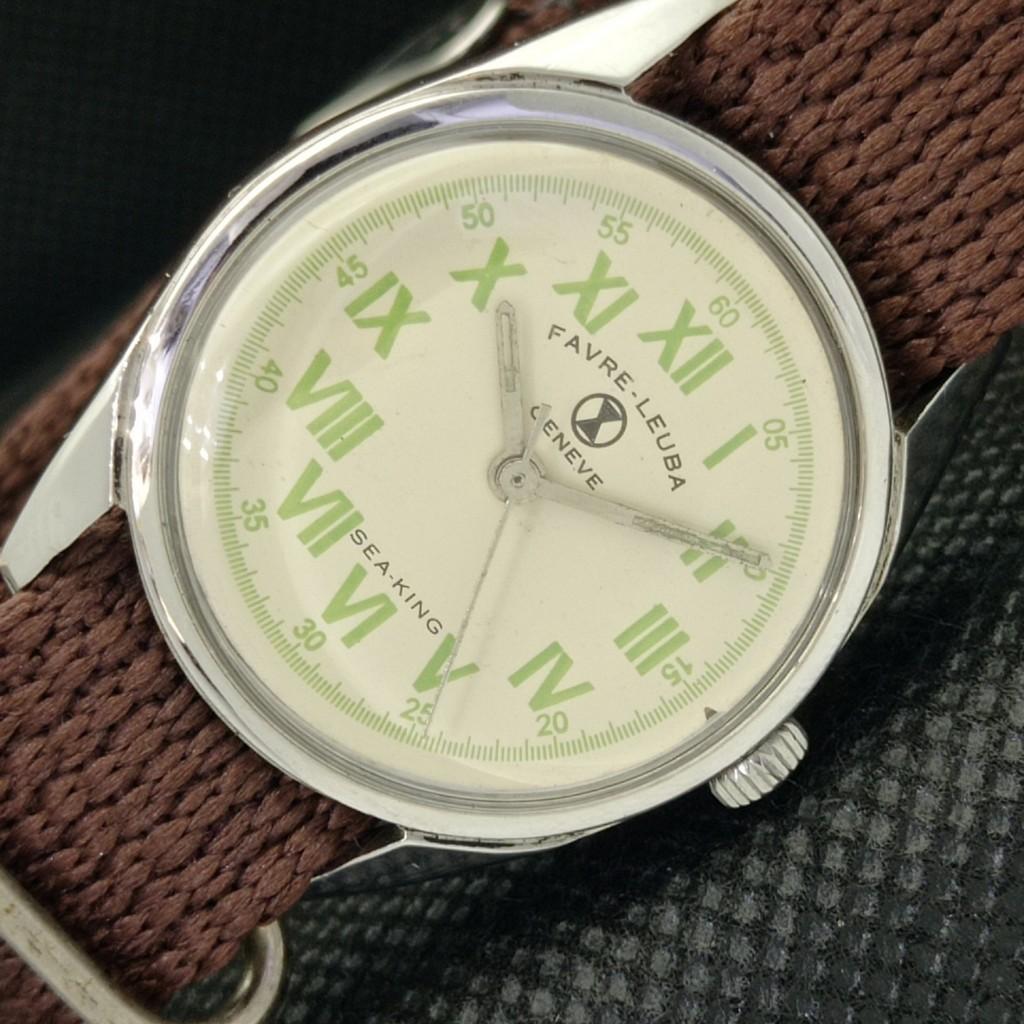 OLD FAVRE LEUBA SEA KING 253 SWISS MENS WATCH a313533-1 Sku602-a313533 
OLD FAVRE LEUBA SEA KING 253 SWISS MENS WATCH a313533-1 Sku602-a313533