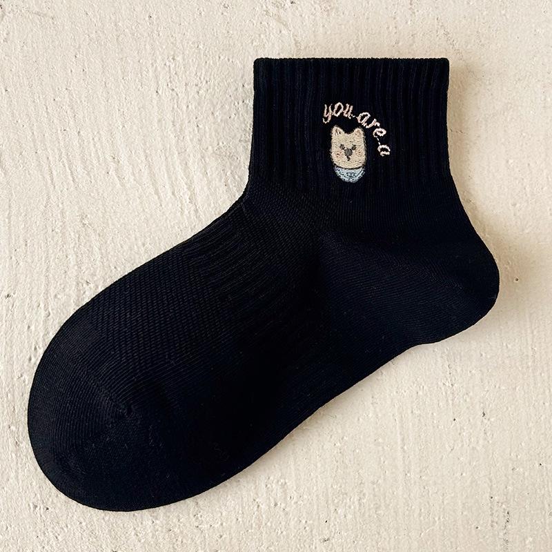 2026 Spring/Summer Cute West Highland Terrier Embroidered Socks for White Shoes One Size чорний
2026 Spring/Summer Cute West Highland Terrier Embroidered Socks for White Shoes One Size чорний