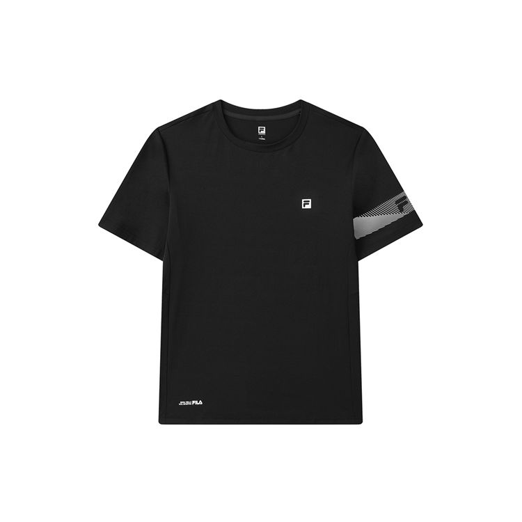 FILA Эластичная повседневная вязаная спортивная футболка с короткими рукавами, мужские топы, черные A11M121117F-BK
FILA Эластичная повседневная вязаная спортивная футболка с короткими рукавами, мужские топы, черные A11M121117F-BK