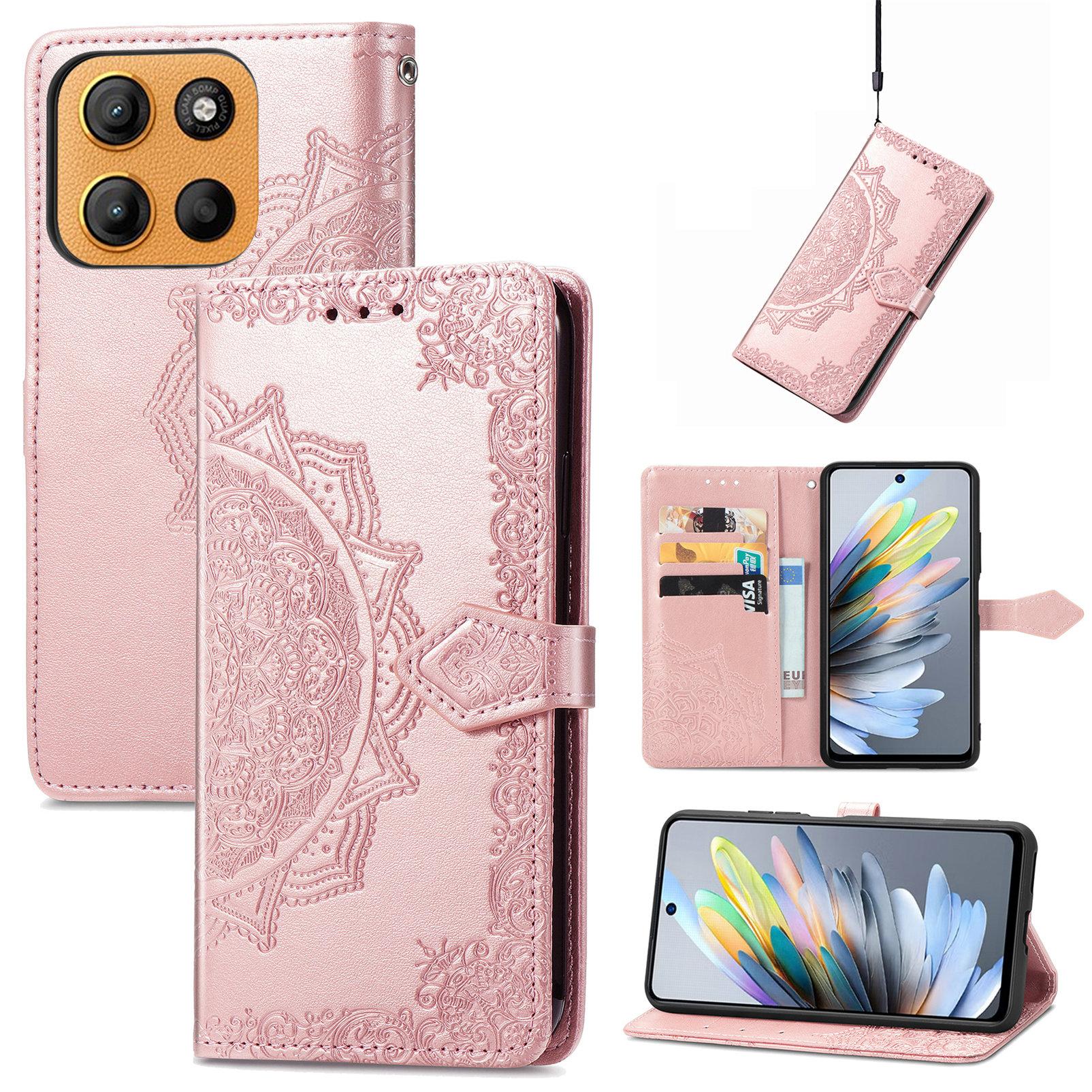For Motorola Moto G15 4G Wallet Case Mandala Flower Leather Phone Cover Stand Rose Gold
For Motorola Moto G15 4G Wallet Case Mandala Flower Leather Phone Cover Stand Rose Gold