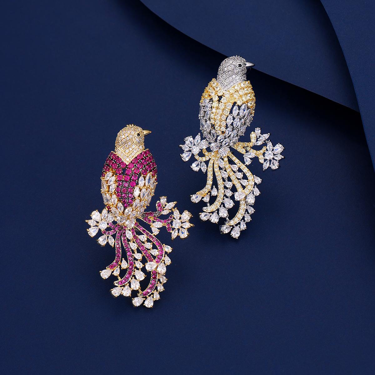 Classic Retro Design Bird Brooch Colorful Zircon Micro Inlaid Jacket Dress Accessories Holiday Gifts
Classic Retro Design Bird Brooch Colorful Zircon Micro Inlaid Jacket Dress Accessories Holiday Gifts