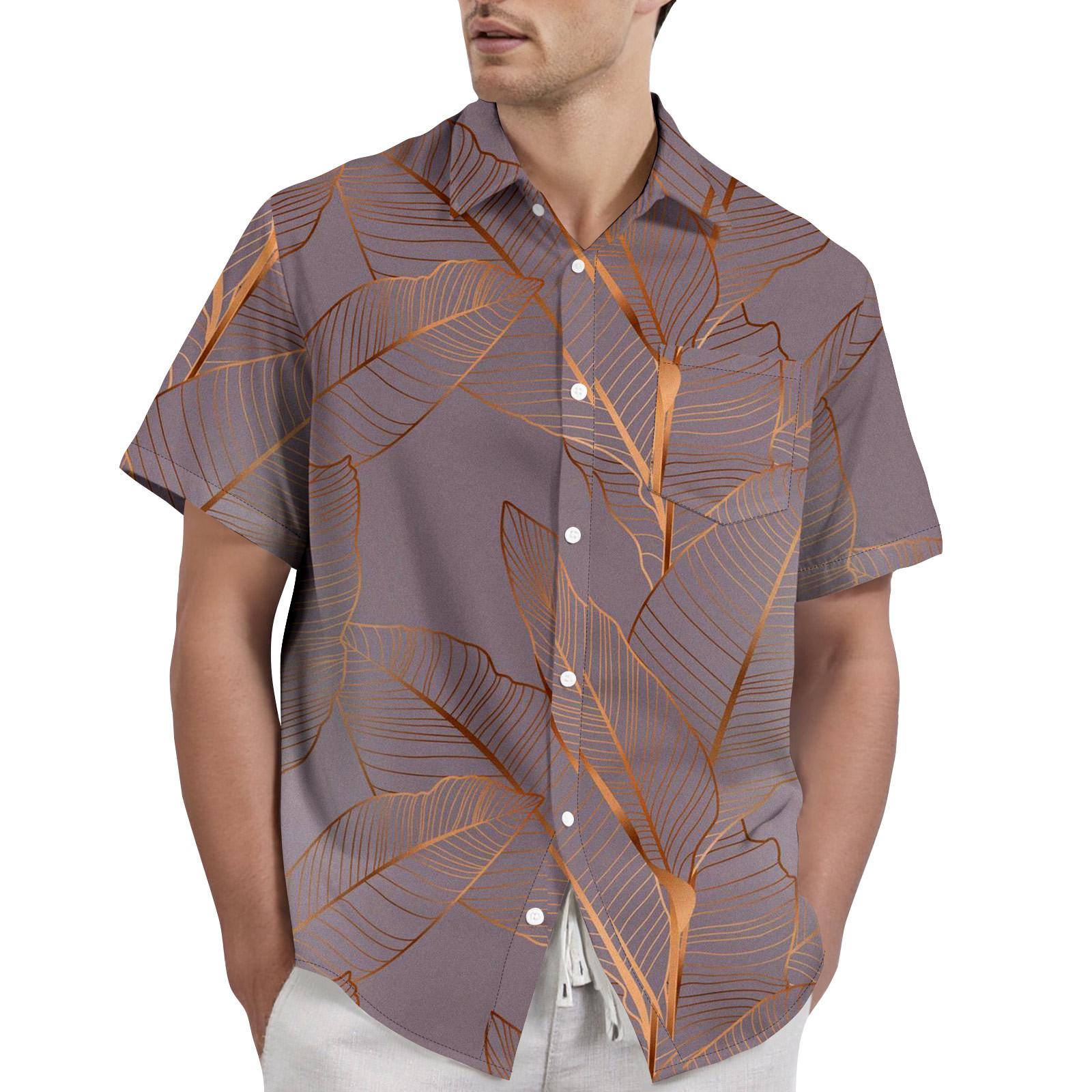 Hawaiian Print - Men s Casual Short Sleeved Shirt XXL фіолетовий
Hawaiian Print - Men s Casual Short Sleeved Shirt XXL фіолетовий
