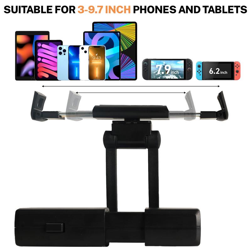 3-9.7 Inch Adjustable Car Rear Pillow Headrest Tablet Phone Mount Bracket for IPad Mini and Cell Phones Automobile Holder Stand
3-9.7 Inch Adjustable Car Rear Pillow Headrest Tablet Phone Mount Bracket for IPad Mini and Cell Phones Automobile Holder Stand