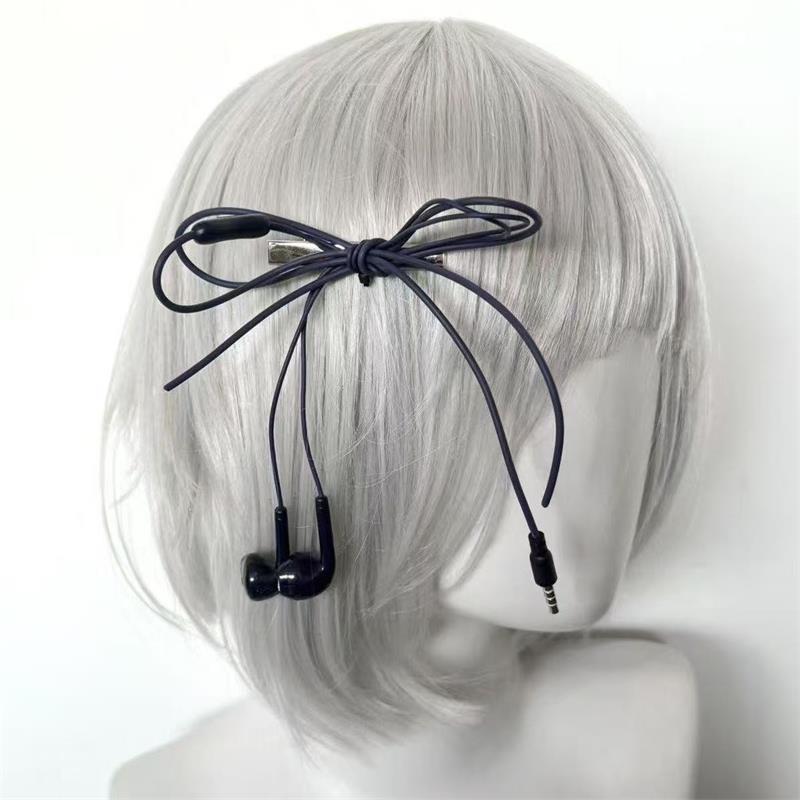 Circular Hole Interface Wired Headphone Hair Clip Hair Accessory Non Earphones Hair Pin 1PC
Circular Hole Interface Wired Headphone Hair Clip Hair Accessory Non Earphones Hair Pin 1PC