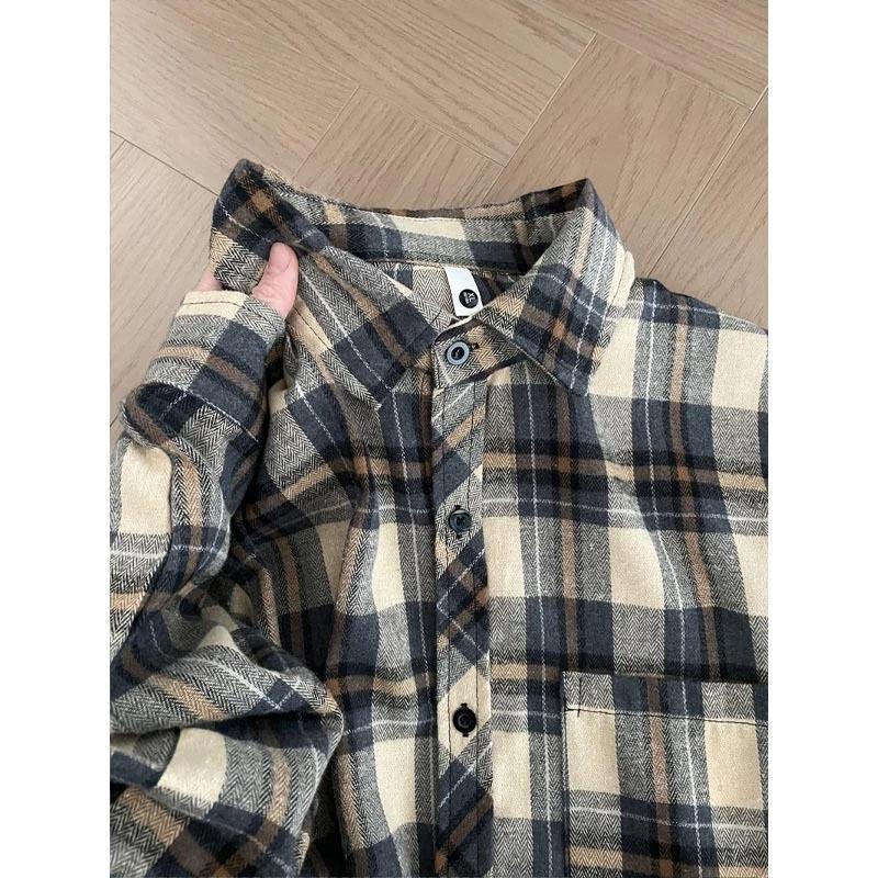 Men s Yellow Plaid Long Sleeve Shirt - Spring Autumn Retro Trend Brand, Versatile Inner Shirt/Jacket for Couples L
Men s Yellow Plaid Long Sleeve Shirt - Spring Autumn Retro Trend Brand, Versatile Inner Shirt/Jacket for Couples L