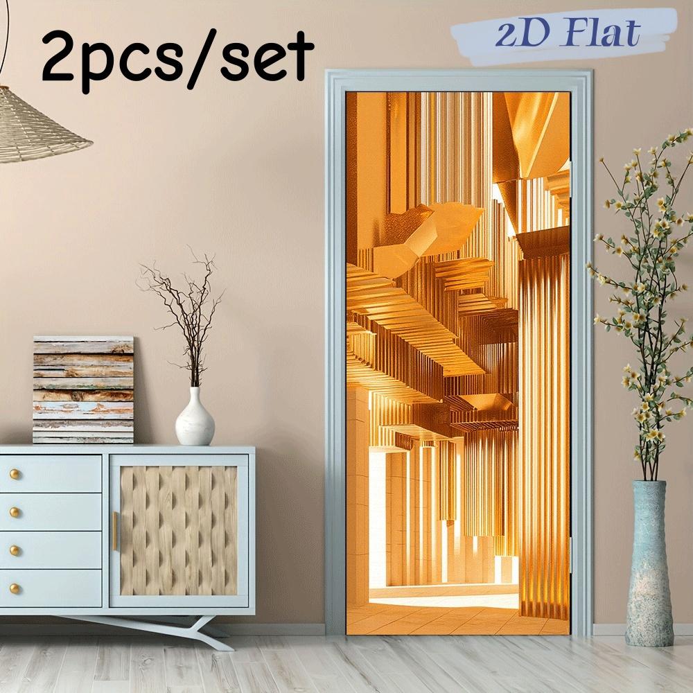 2pcs Modern Light Luxury Geometric Gold Wall Stickers Living Room Entrance Corridor Background Wall Decoration Stickers Self Adh (as the picture,38.5x200cmx2)
2pcs Modern Light Luxury Geometric Gold Wall Stickers Living Room Entrance Corridor Background Wall Decoration Stickers Self Adh (as the picture,38.5x200cmx2)