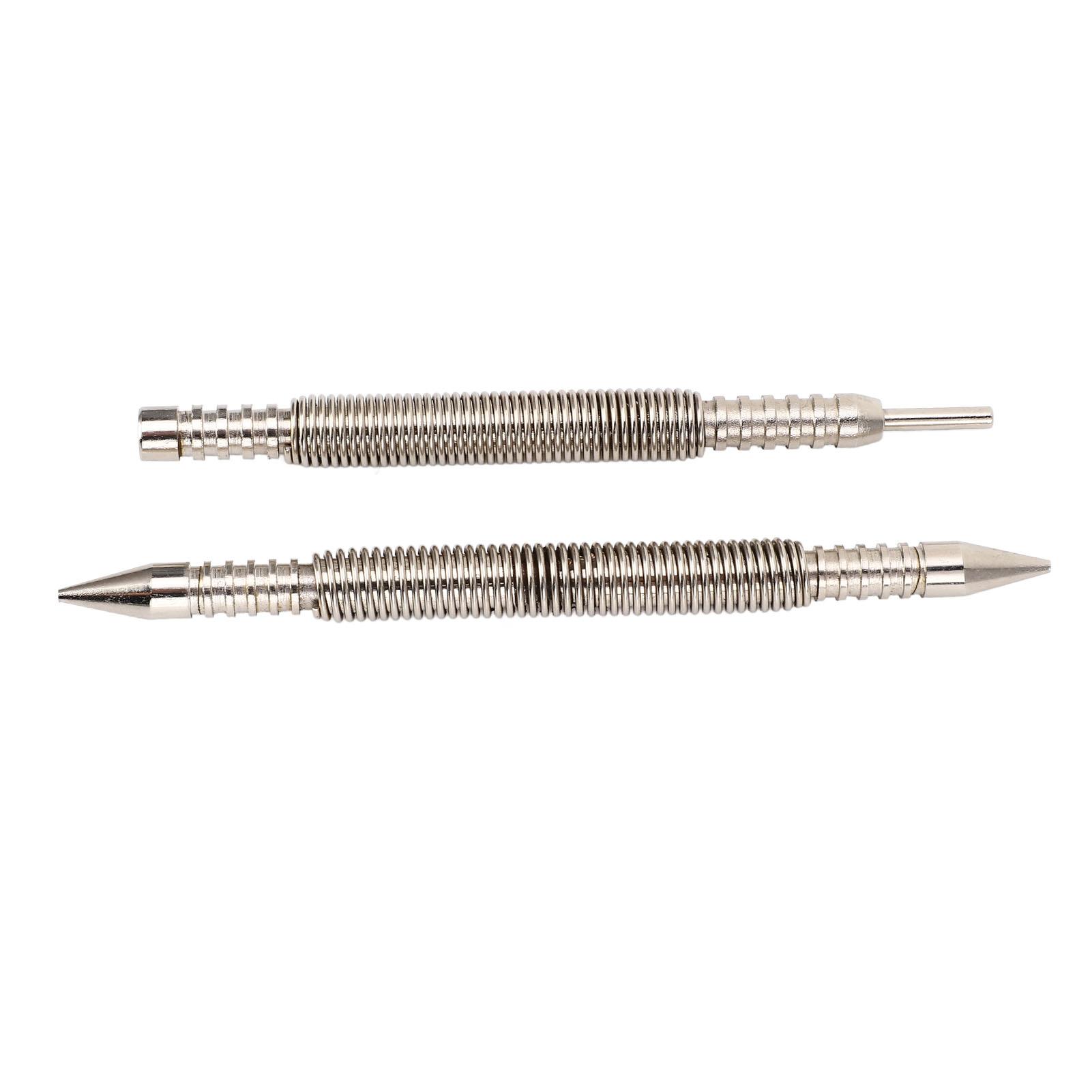 Dual Head Nail Setter and Hinge Pin Punch Set Bearing Steel Spring Nail Set for Wood Metal Plastic Spring Nail Set Center Punch
Dual Head Nail Setter and Hinge Pin Punch Set Bearing Steel Spring Nail Set for Wood Metal Plastic Spring Nail Set Center Punch