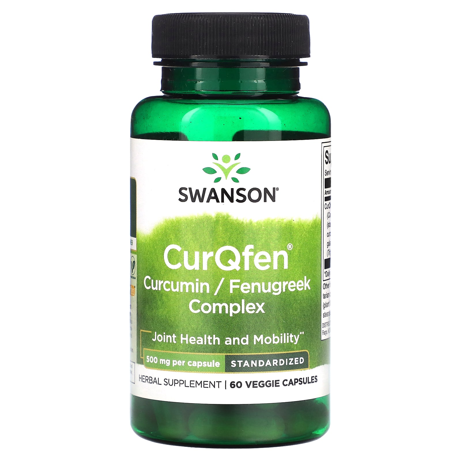 Swanson, CurQfen Curcumin/Fenugreek Complex, Standardized, 500 mg, 60 Veggie Capsules
Swanson, CurQfen Curcumin/Fenugreek Complex, Standardized, 500 mg, 60 Veggie Capsules