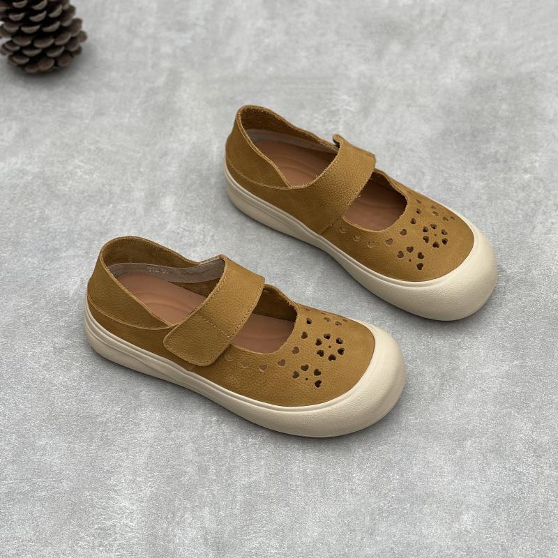 Johnature Handmade Genuine Leather Flat Shoes Hollowed Out Soft Sole Comfortable Breathable Soft Cowhide Women s Shoes 40 коричневий
Johnature Handmade Genuine Leather Flat Shoes Hollowed Out Soft Sole Comfortable Breathable Soft Cowhide Women s Shoes 40 коричневий