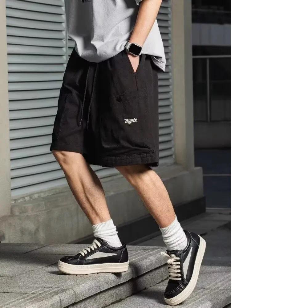 Retro Large Pocket Work Shorts Men s Summer High Street Loose American Letter Embroidered Five-point Casual Pants Top S чорний
Retro Large Pocket Work Shorts Men s Summer High Street Loose American Letter Embroidered Five-point Casual Pants Top S чорний