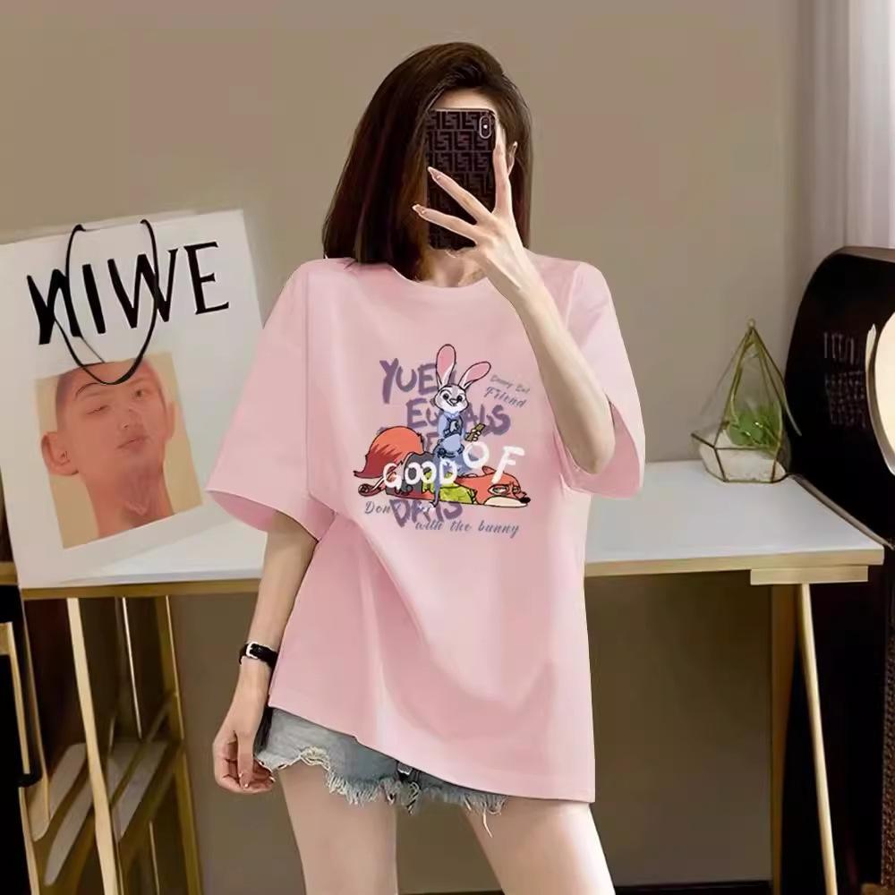 Short-sleeved cotton slim-fit T-shirt women s 2025 summer new fashion and thin printed round neck front shoulder white t-shirt tide S
Short-sleeved cotton slim-fit T-shirt women s 2025 summer new fashion and thin printed round neck front shoulder white t-shirt tide S