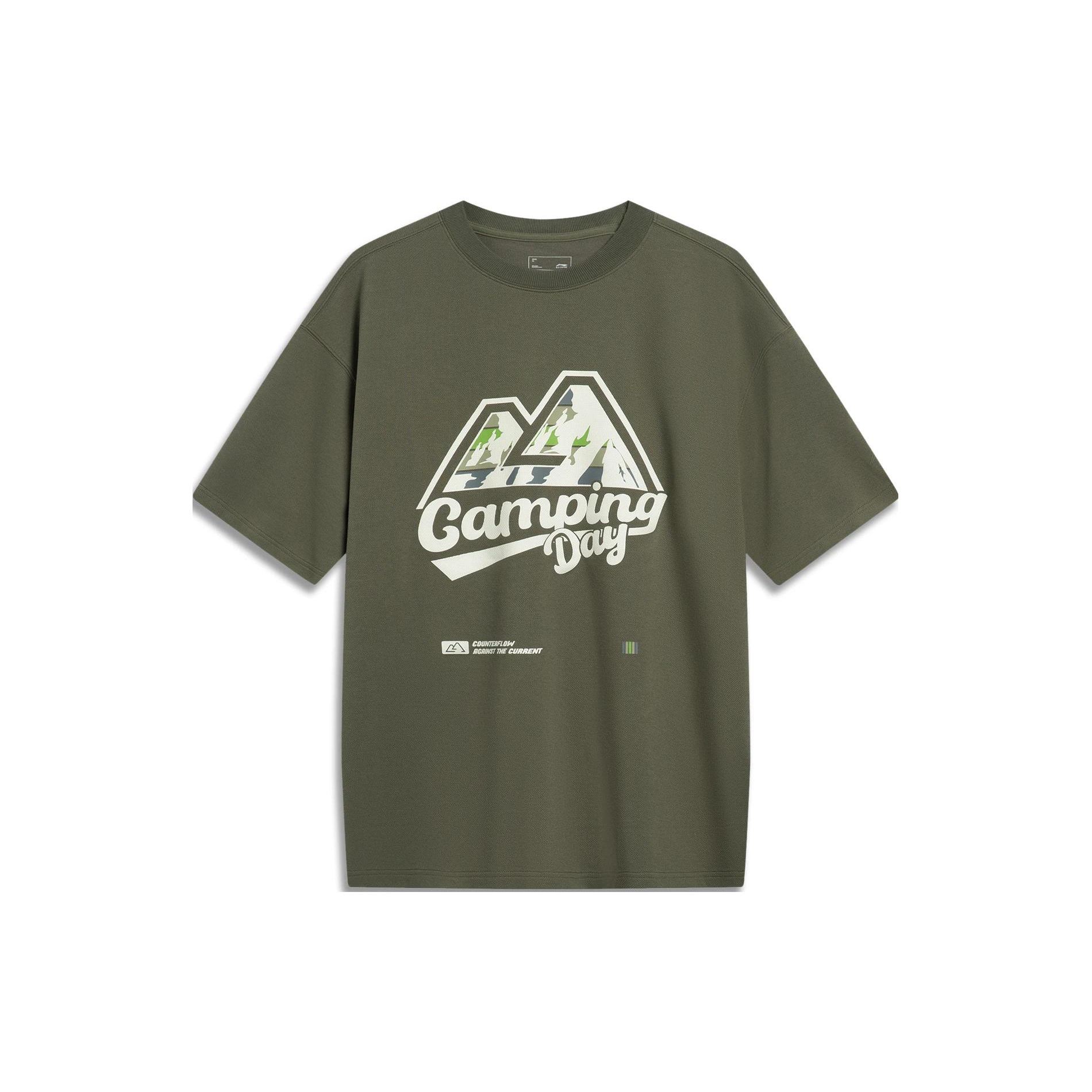 Li Ning CF Adventure Series Wild Fun Letter Mountain Peak Print Round Neck Short Sleeve T-Shirt Unisex Tops Grape-Green AHST539-6 M
Li Ning CF Adventure Series Wild Fun Letter Mountain Peak Print Round Neck Short Sleeve T-Shirt Unisex Tops Grape-Green AHST539-6 M