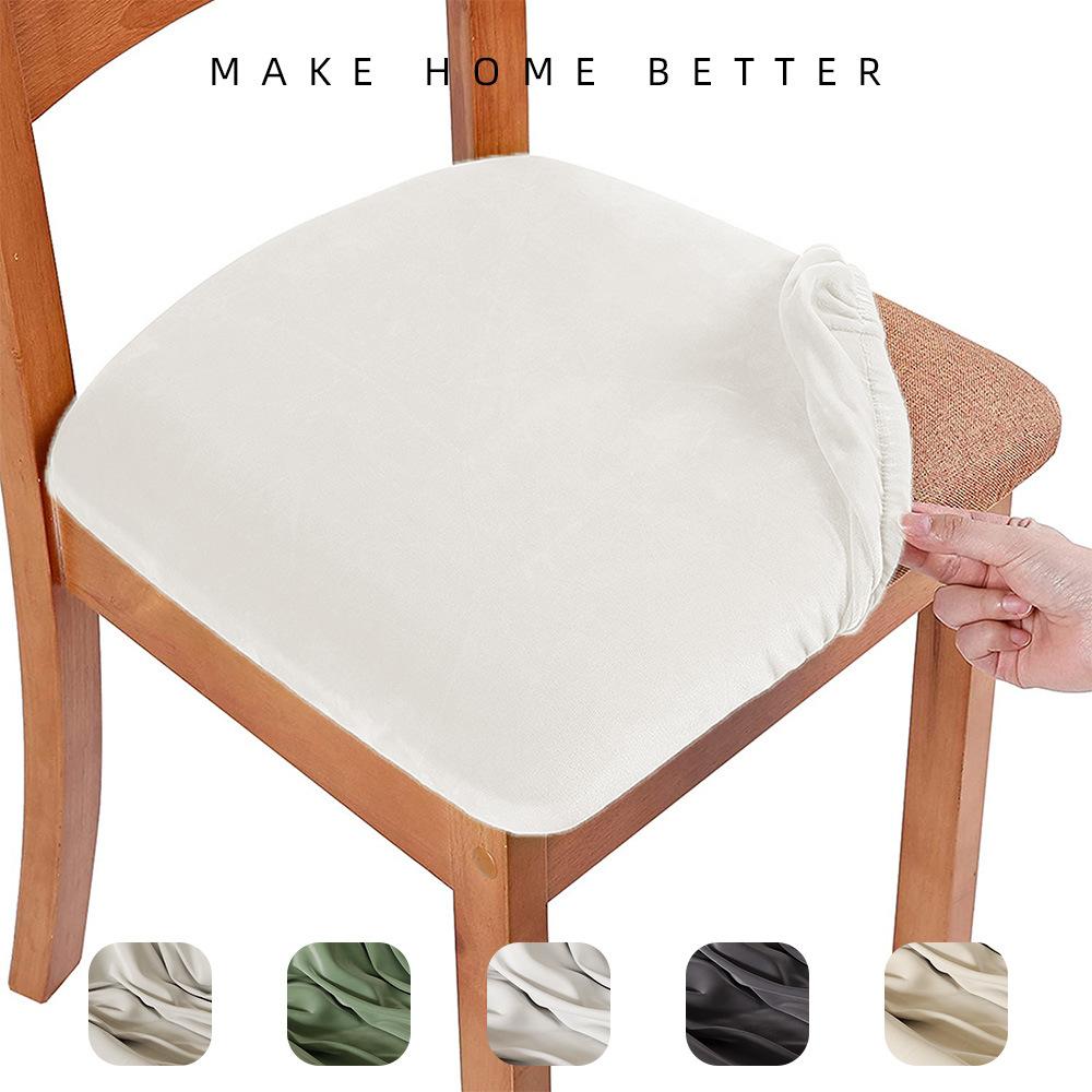 Бархатные чехлы на сиденья стульев из спандекса для столовой, съемные моющиеся эластичные чехлы для подушек для мягкого обеденного стула Size:46-55cm хаки
Бархатные чехлы на сиденья стульев из спандекса для столовой, съемные моющиеся эластичные чехлы для подушек для мягкого обеденного стула Size:46-55cm хаки