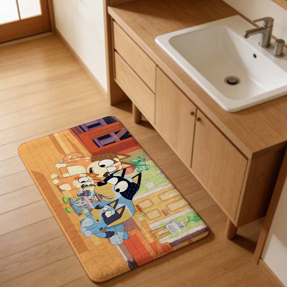 Cartoon B-Blueys Door Mat Washable Non-Slip Living Room Sofa Chairs Area Mat Kitchen Doormat Area Rug 40x60cm
Cartoon B-Blueys Door Mat Washable Non-Slip Living Room Sofa Chairs Area Mat Kitchen Doormat Area Rug 40x60cm