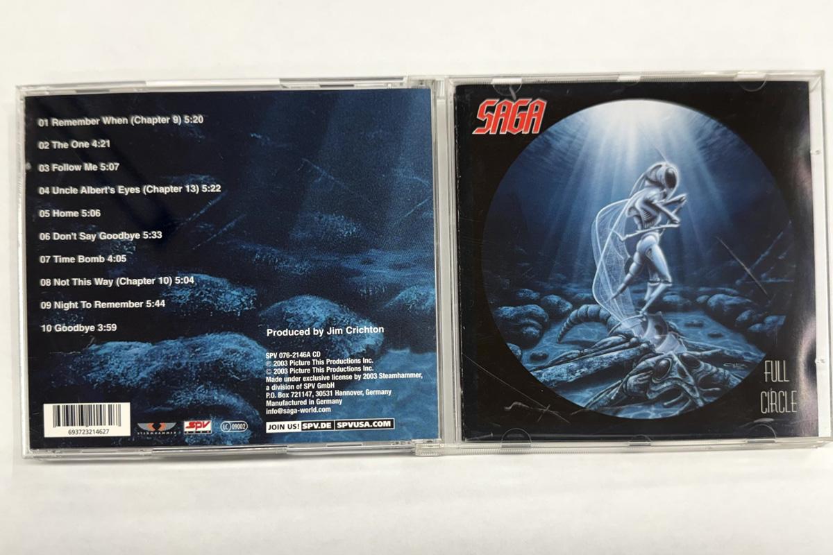 CD SAGA Full Circle SPV0762146ACD Steamhammer 2003 Germany Rock Used
CD SAGA Full Circle SPV0762146ACD Steamhammer 2003 Germany Rock Used