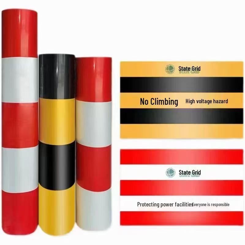 Reflective Traffic Warning Sticker - Anti-Collision Square with Red, White, Yellow, Black Striped Design
Reflective Traffic Warning Sticker - Anti-Collision Square with Red, White, Yellow, Black Striped Design