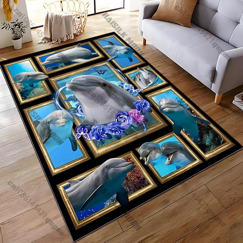 Dolphin Collection Area Rug,Carpet for Home Living Room Bedroom Sofa Doormat Kitchen Decor,Non-slip Floor Mat 40x60cm
Dolphin Collection Area Rug,Carpet for Home Living Room Bedroom Sofa Doormat Kitchen Decor,Non-slip Floor Mat 40x60cm