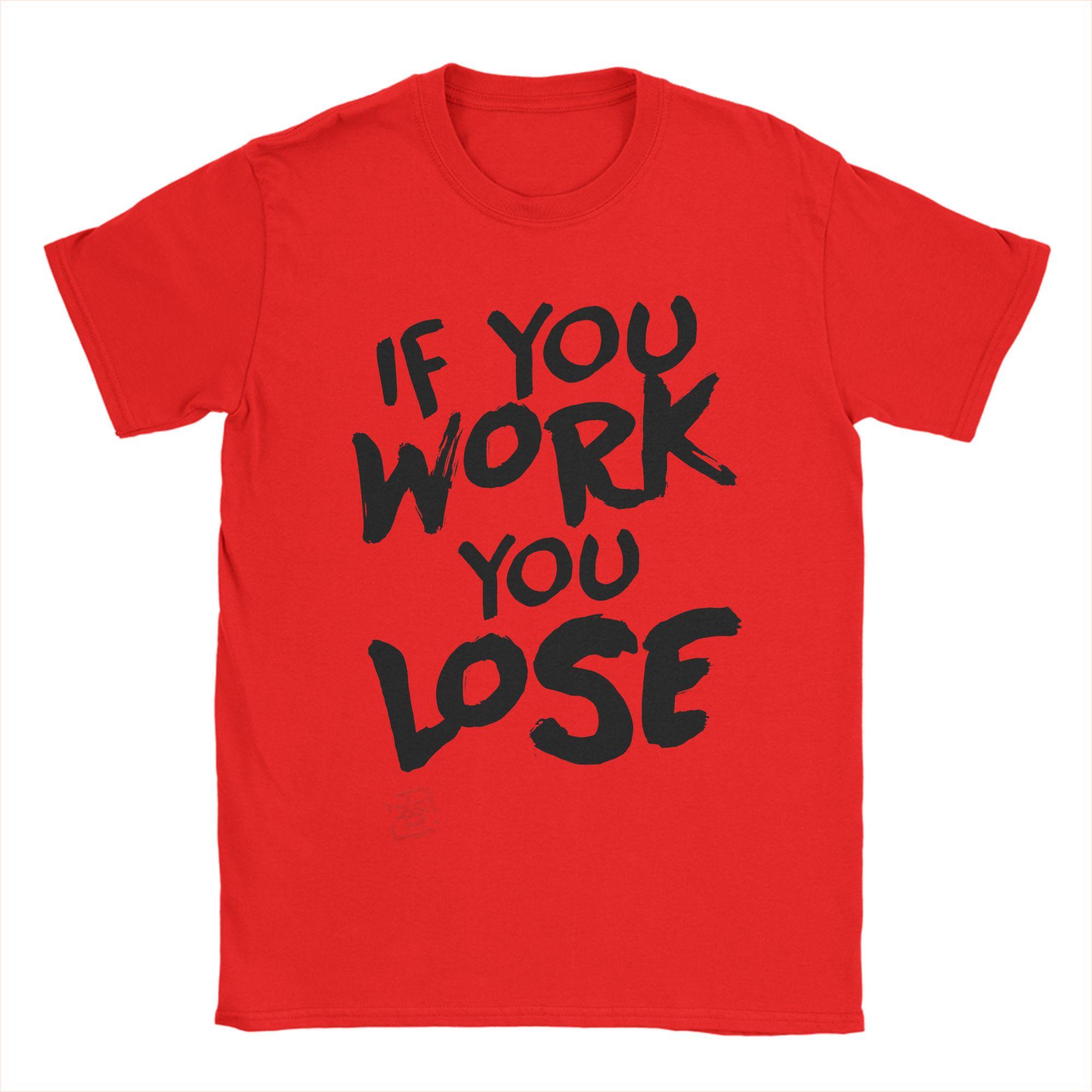 Humor Anzu Futaba IF YOU WORK YOU LOSE TShirt for Men Round Collar 100 Cotton T Shirt Short Sleeve Tee Shirt Printed Clothing S
Humor Anzu Futaba IF YOU WORK YOU LOSE TShirt for Men Round Collar 100 Cotton T Shirt Short Sleeve Tee Shirt Printed Clothing S