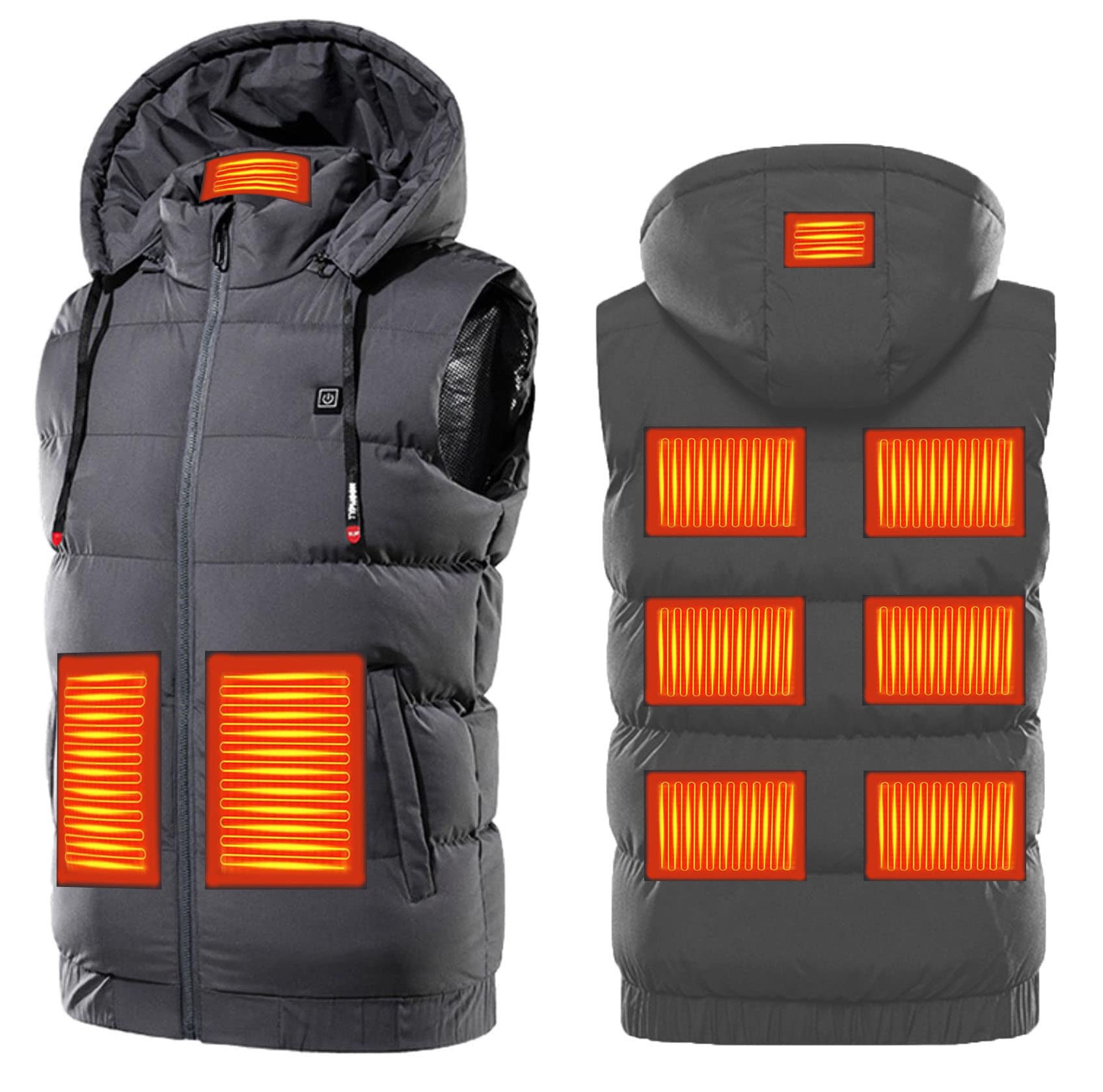 Heated USB Electric Heated Heated Large Size in 9 places on the front and Electric Heated 3 Level Temperature Electric Heated Cold Commuting to
Heated USB Electric Heated Heated Large Size in 9 places on the front and Electric Heated 3 Level Temperature Electric Heated Cold Commuting to