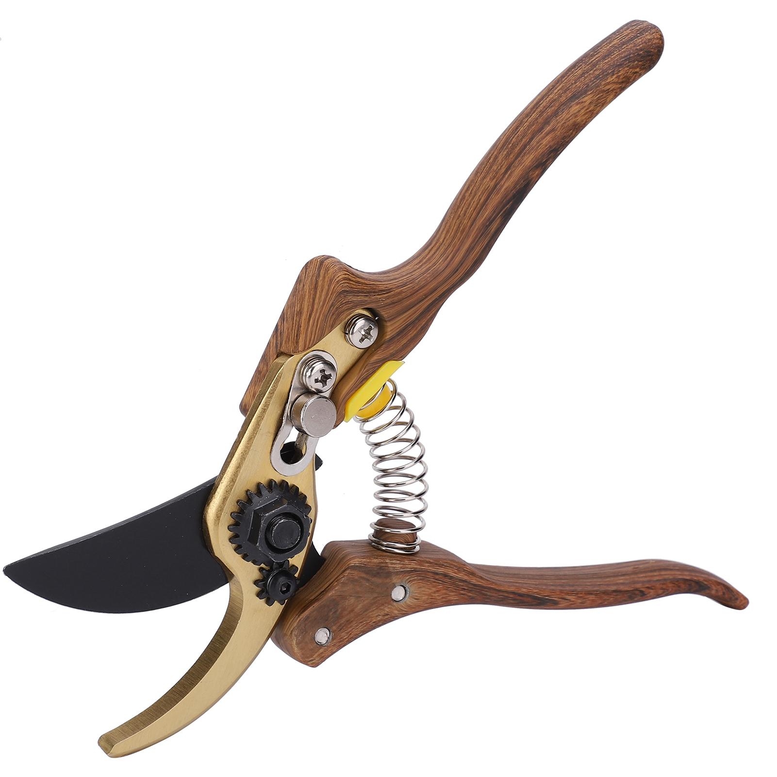 HILDA Pruning Shears Wood Grain Effortless SK5 High Carbon Steel Garden Branch Scissors
HILDA Pruning Shears Wood Grain Effortless SK5 High Carbon Steel Garden Branch Scissors
