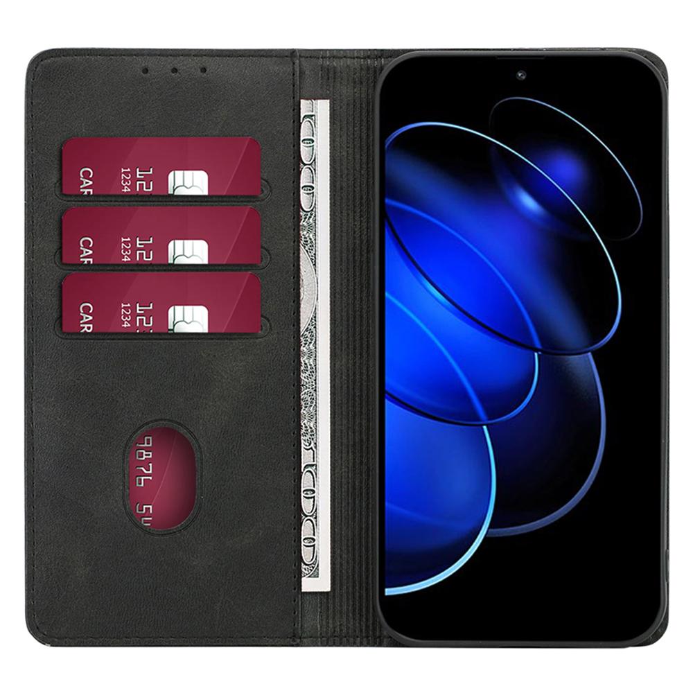 Wallet Phone Case for Honor 90,Anti-Scratch Calf Texture PU Leather Stand Smartphone Cover Black
Wallet Phone Case for Honor 90,Anti-Scratch Calf Texture PU Leather Stand Smartphone Cover Black